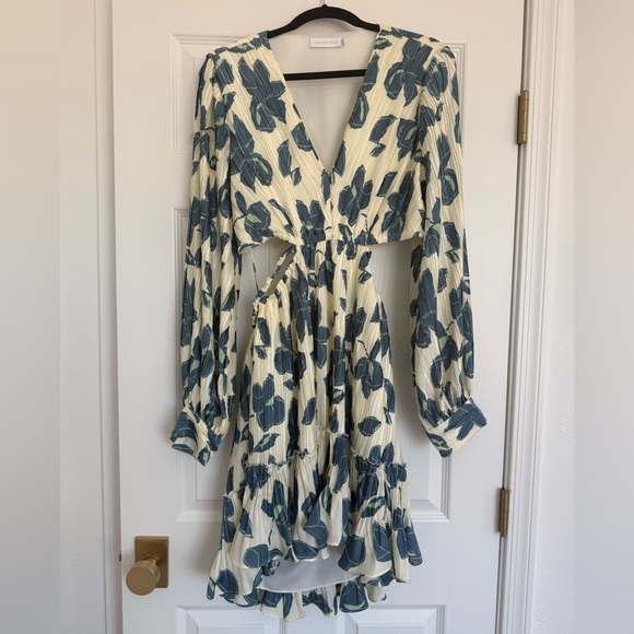 SIMKHAI Londyn Cut-Out Mini Dress in Size L - Picture 1 of 6